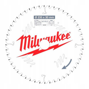 Milwaukee tarcza piła do drewna 235mm 30mm 48z