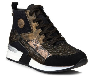 Sneakersy damskie na koturnie RIEKER N7610-00