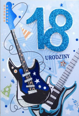 Kartka na 18 urodziny dla chłopaka PUP15