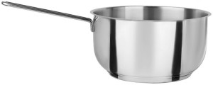 Rondelek stalowy 2L Rondel z rączką 18 CM Stal nierdzewna
