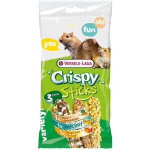 Versele Laga Crispy Sticks Omnivores Triple Variety Pack Kolby Dla Chomików