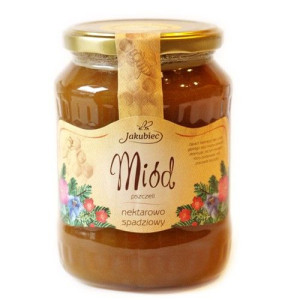 Miód nektarowo-spadziowy 900g Jakubiec