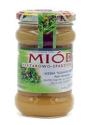 Miód nektarowo-spadziowy 400g Kujawskie Miody
