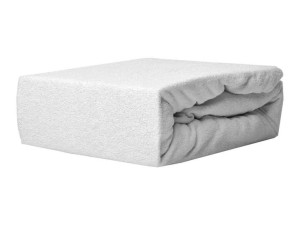 Prześcieradło Frotte z Gumką XXX Biały 160x200