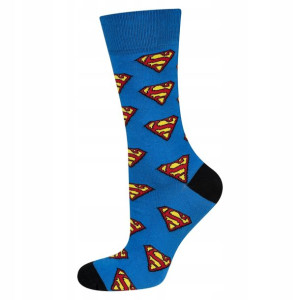 Skarpetki męskie SUPERMAN ZNAK dla super bohatera