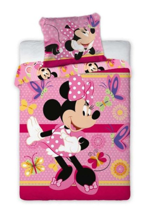 Pościel Licencyjna nr 1503 Myszka Minnie 100x135 2 części