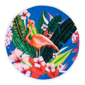 Ręcznik Koc 150 cm Okrągły Plażowy Boho 20