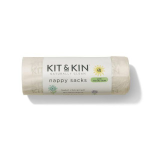 Kit and Kin, Biodegradowalne Bezzapachowe Worki na pieluchy