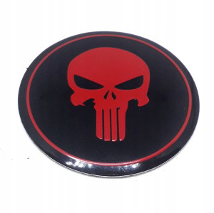 PUNISHER emblemat znaczek naklejka 56 mm