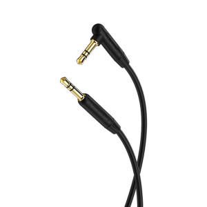 Borofone Kabel BL4 jack 3,5mm na jack 3,5mm kątowy 2 metry czarny