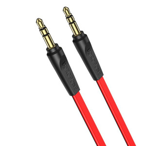 Borofone Kabel BL6 jack 3,5mm na jack 3,5mm 2 metry czerwony