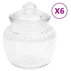 Lumarko Szklane słoje, 6 szt., 500 ml