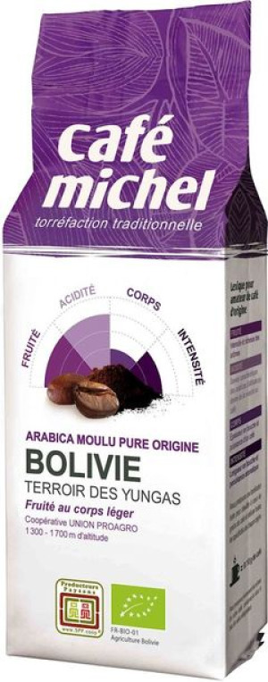 Kawa Mielona Arabica 100% Boliwia Fair Trade Bio 250 G - Cafe Michel