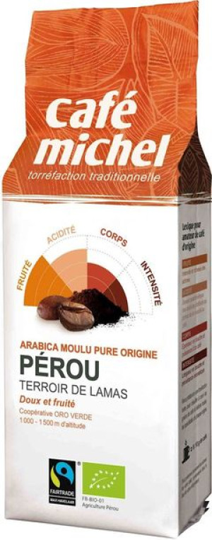 Kawa Mielona Arabica 100% Peru Fair Trade Bio 250 G - Cafe Michel