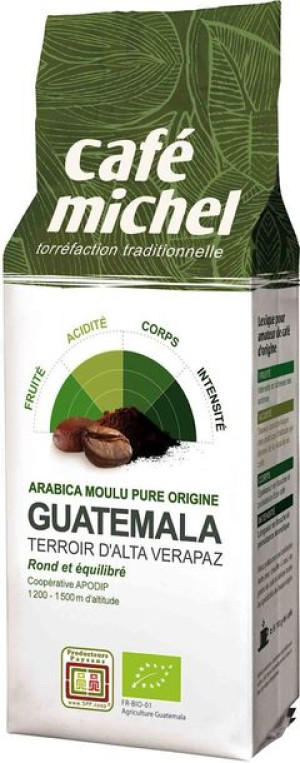 Kawa Mielona Arabica 100% Gwatemala Fair Trade Bio 250 G - Cafe Michel