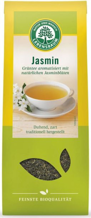 Herbata Zielona Jaśminowa Liściasta Bio 75 G - Lebensbaum