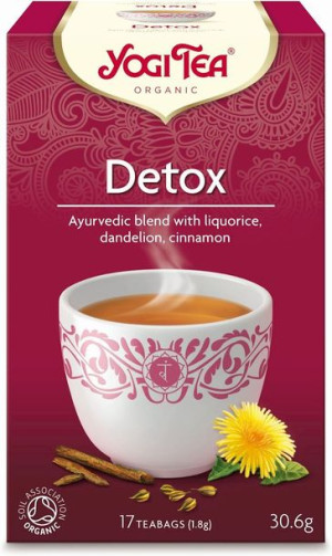 Herbatka Detox Bio (17 X 1,8 G) 30,6 G - Yogi Tea