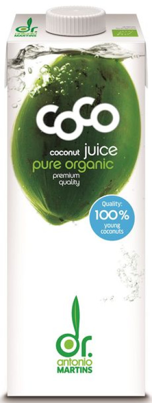 Woda Kokosowa Naturalna Bio 1 L - Coco (dr. Martins)