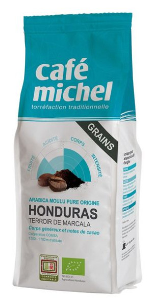 Kawa Ziarnista Arabica 100% Honduras Fair Trade Bio 250 G - Cafe Michel