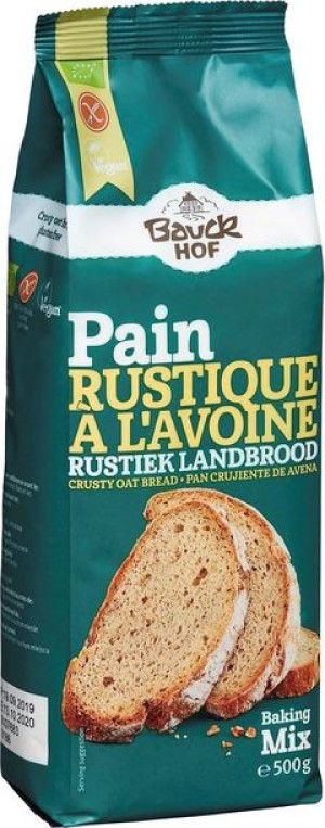 Mieszanka Do Pieczenia Chleba Z Mąki Owsianej Bezglutenowa Bio 500 G - Bauc