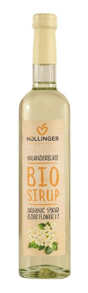 Syrop Z Kwiatów Czarnego Bzu Bio 500 Ml - Hollinger
