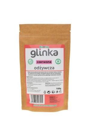 Glinka Kosmetyczna Czerwona Odżywcza 100 G - Bio4you