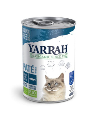 (dla Kota) Karma Ze Śledziem, Wodorostami I Spiruliną Bio 400 G - Yarrah
