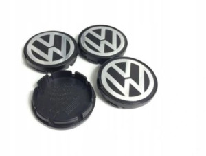 VW Zaślepki Do Felg Dekielki Kapsle 55 mm 4 sztuki