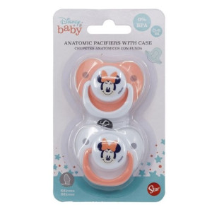 Minnie Mouse - Smoczek anatomiczny 2 szt