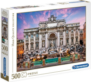 Clementoni PUZZLE 500 el. HQ Fontanna TREVI