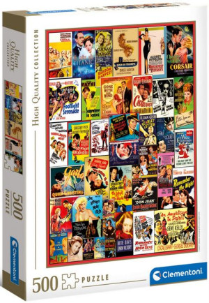 Clementoni PUZZLE 500 el. Plakaty filmowe
