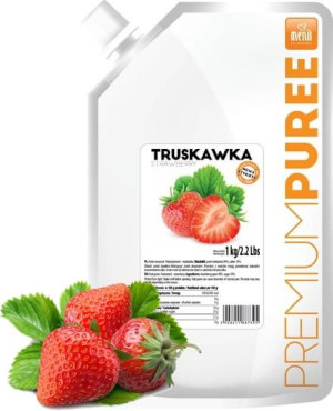 PremiumPuree Truskawka - Puree | Pulpa owocowa 1 kg