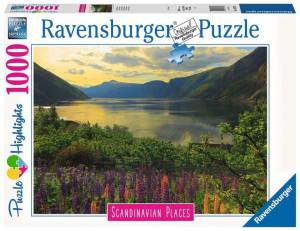 Puzzle Skandynawski krajobraz RAVENSBURGER 1000el