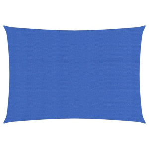 Żagiel przeciwsłoneczny, 160 g/m², niebieski, 2,5x4,5 m, HDPE