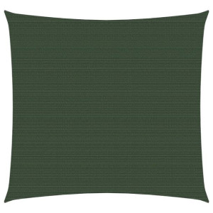 Żagiel przeciwsłoneczny 160 g/m², ciemnozielony, 4,5x4,5m, HDPE
