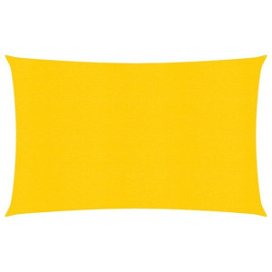 Żagiel przeciwsłoneczny, 160 g/m², żółty, 2x4 m, HDPE