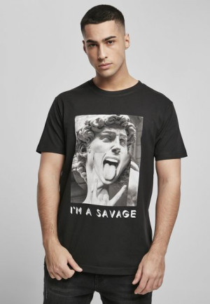 Im A Savage Tee black L