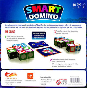 SMART DOMINO gra planszowa rodzinna familijna