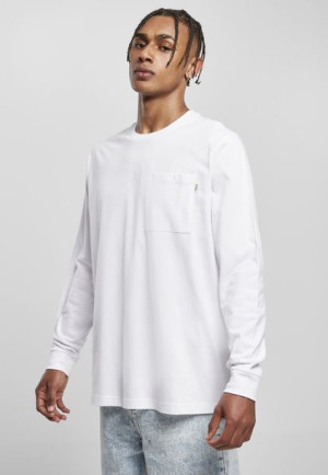Organic Basic Pocket LS White