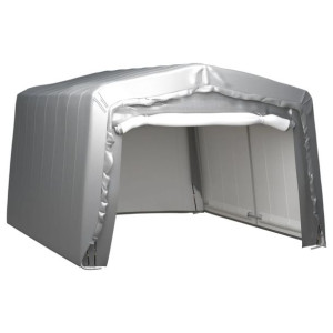 Namiot magazynowy, 370 x 370 cm, stal, szary