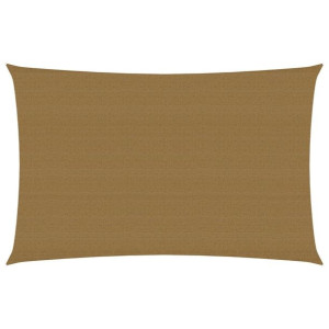 Żagiel przeciwsłoneczny, 160 g/m², kolor taupe, 2,5x4,5 m, HDPE