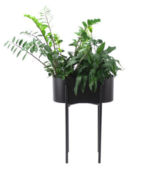 Kwietnik Metalowy PIATO 70cm Czarny