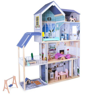 Domek dla lalek xxl rezydencja maya 28 el. Ecotoys
