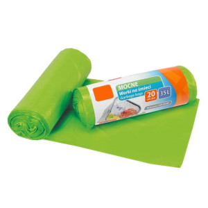 Worki na śmieci 35L 50x60 20 sztuk LH