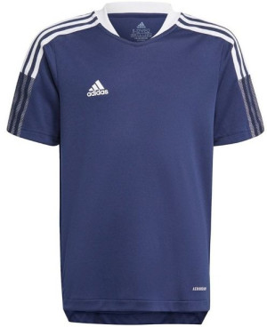 Koszulka dla dzieci adidas Tiro 21 Training Jersey granatowa GM7573