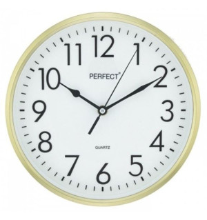 Zegar ścienny Perfect FX-5742 Gold 25,5 cm