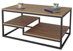 Nowoczesny Stolik Kawowy Ława Dąb Artisan Loft Zig
