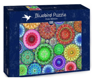 Puzzle 1000 Kolorowe Rozety