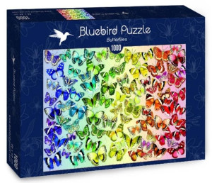 Puzzle 1000 Kolorowe Motyle