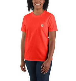 Koszulka Carhartt WK87 Workwear Pocket S/S T-Shirt CURRANT HEATHER